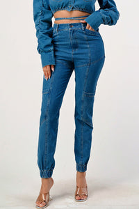 Casual Long fit Denim Pants