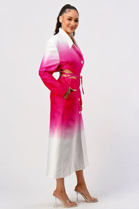 Bold and Beautiful: Ombre Trench Dress - ATHINA