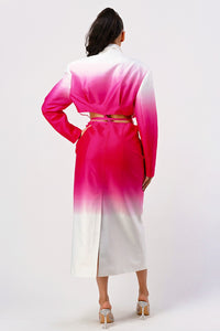 Bold and Beautiful: Ombre Trench Dress - ATHINA