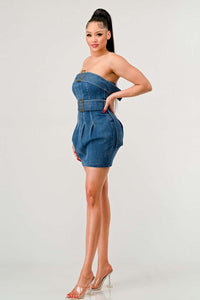 Urban Chic Denim Dress - Versatile style for casual or layered ensembles Rêve Dorés