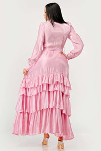 Aurora Tiered Elegance Full Maxi Dress - Rêve Dorés