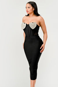 Sweet Heart Corset Dress - ATHINA