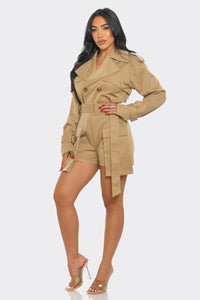 Sophisticated Utility Romper - ATHINA