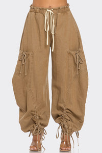 Relaxed Cargo Denim Pants - ATHINA