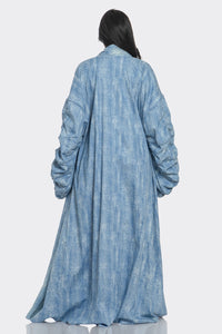 Maxi Denim Duster Coat - ATHINA