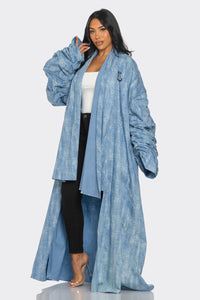 Maxi Denim Duster Coat - ATHINA